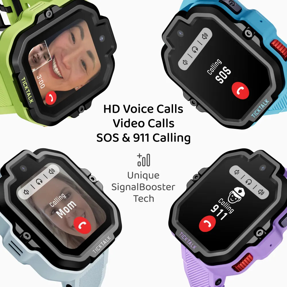 TickTalk 5 Smartwatch in Gray – HD Voice Calls, Video Calls, SOS & 911 Calling #gray