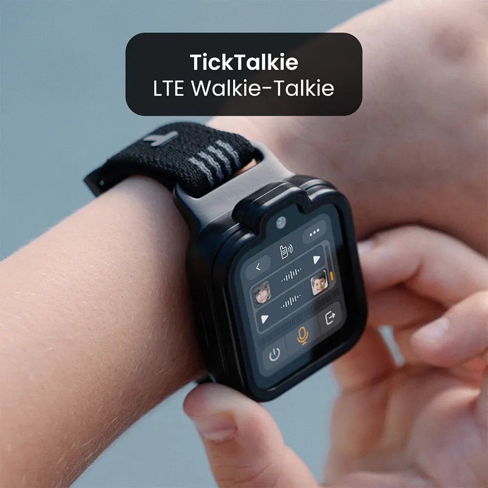 Orbit Black TickTalk 6 kids smartwatch with TickTalkie LTE walkie talkie feature