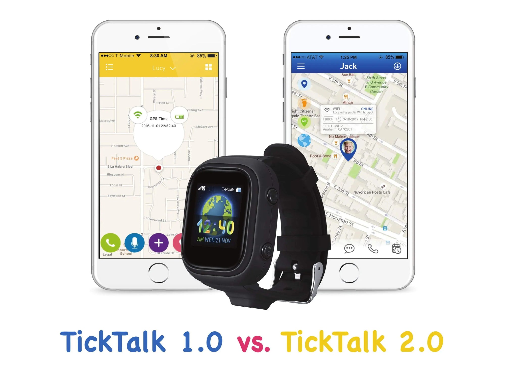 What is the Difference Between the TickTalk 1.0 and the TickTalk 2.0?