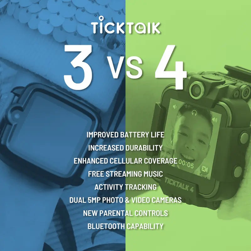 How has the TickTalk 4 been improved from the TickTalk 3?