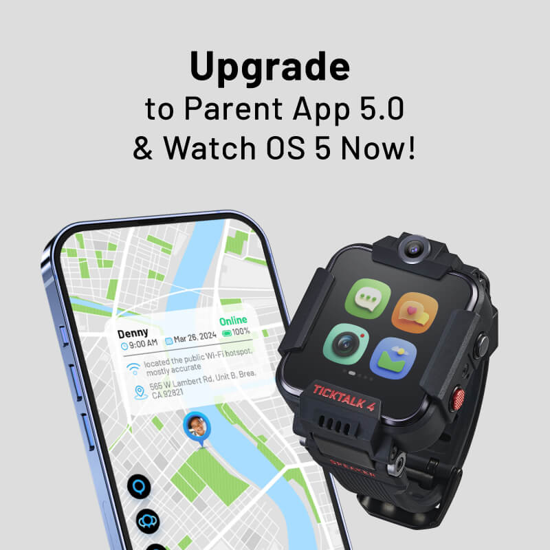 Update to Parent App 5.0 & Watch OS 5 Now!