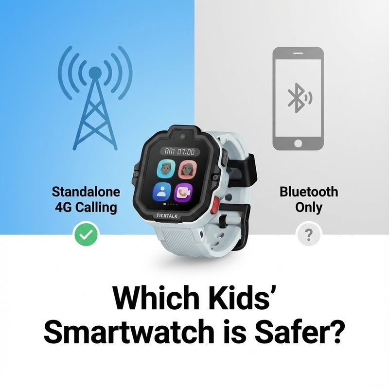Standalone 4G Calling vs. Bluetooth: Which Kids' Smartwatch is Safer?