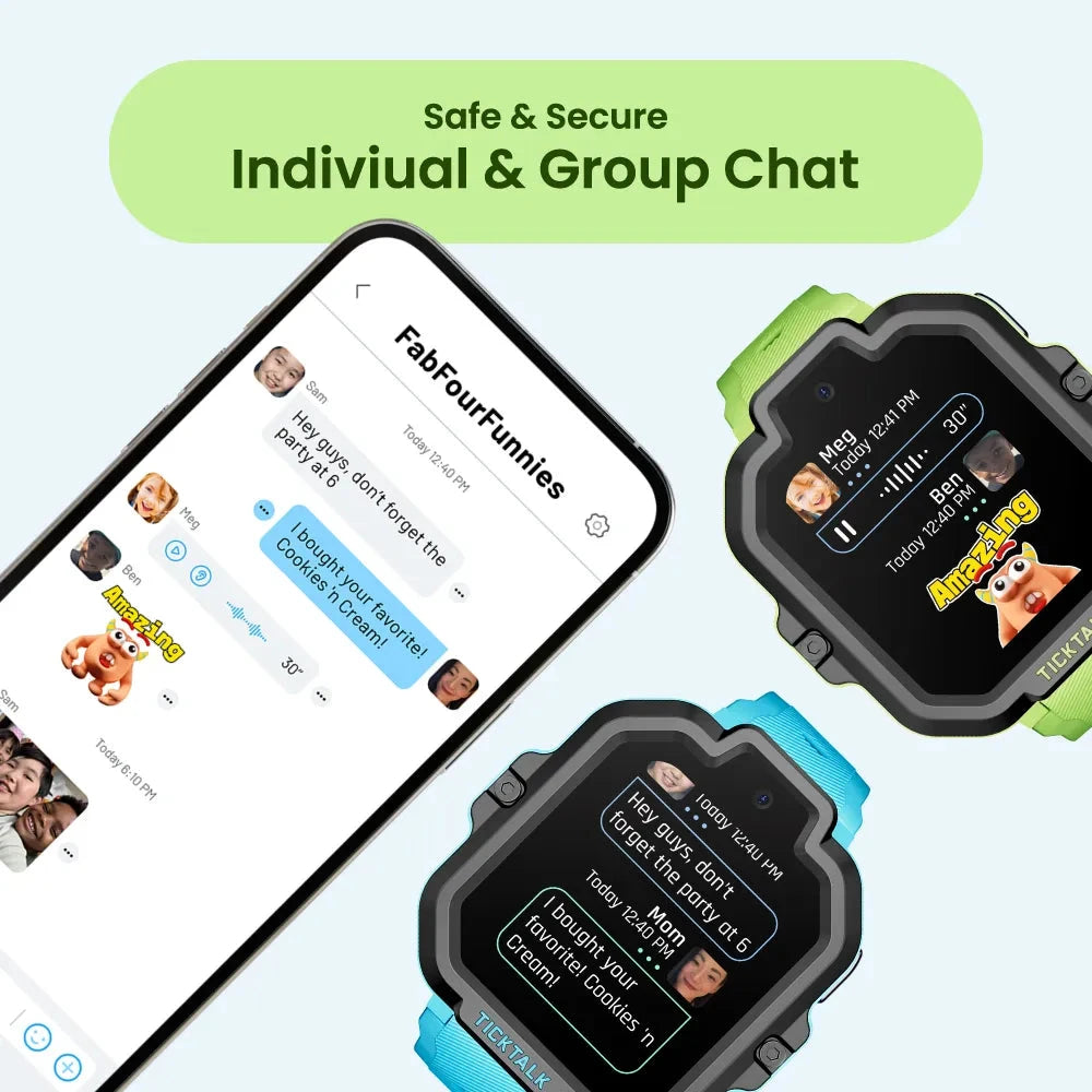 TickTalk 5 Kids Smart Watch Childs Smartwatch For Children