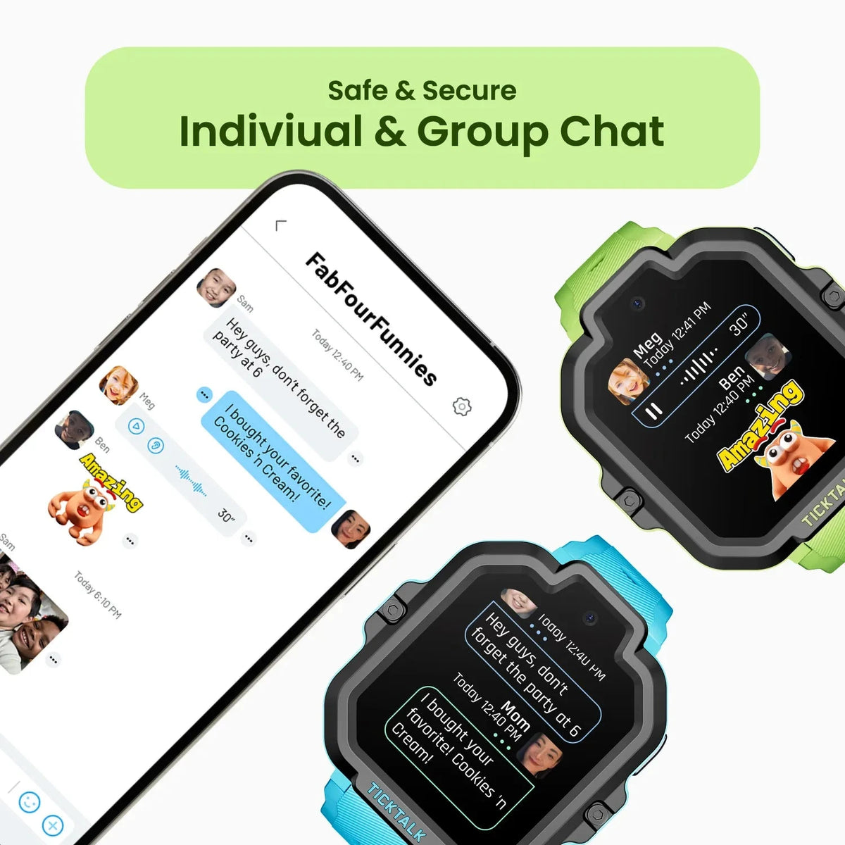 Ticktalk TickTalk 5 Kids Smart Watch Childs Smartwatch For Children – MyTickTalk