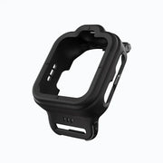 Black TickTalk 6 replacement protective case for kids smartwatch, shown without watch. #color_black