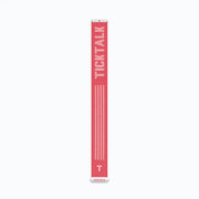 Coral Pink TickTalk 6 replacement wristband laid flat, front view. #color_coral-pink