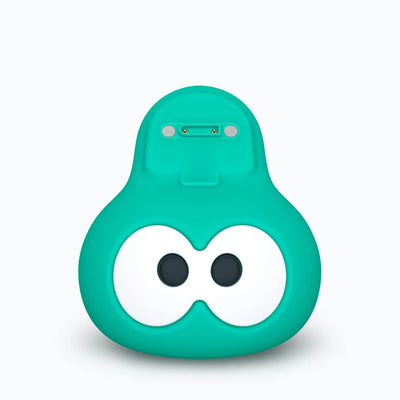 TickTalk 6 teal Power Base magnetic charging dock for kids smartwatch, shown without a watch.