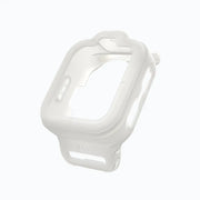 White TickTalk 6 replacement protective case for kids smartwatch, shown without watch. #color_white