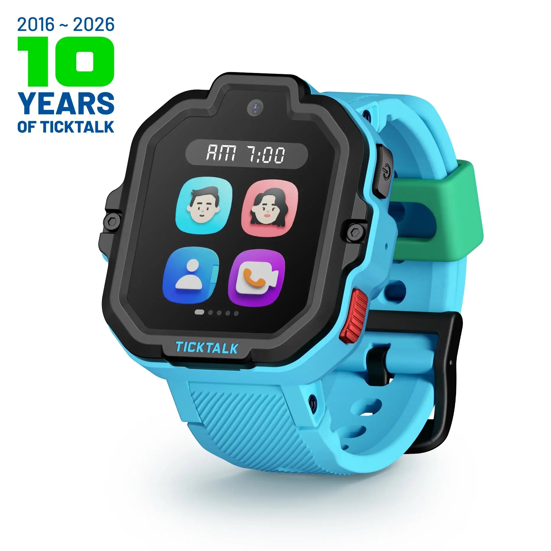 TickTalk 5 Smartwatch in Gray – best kids phone watch with gps tracker #blue