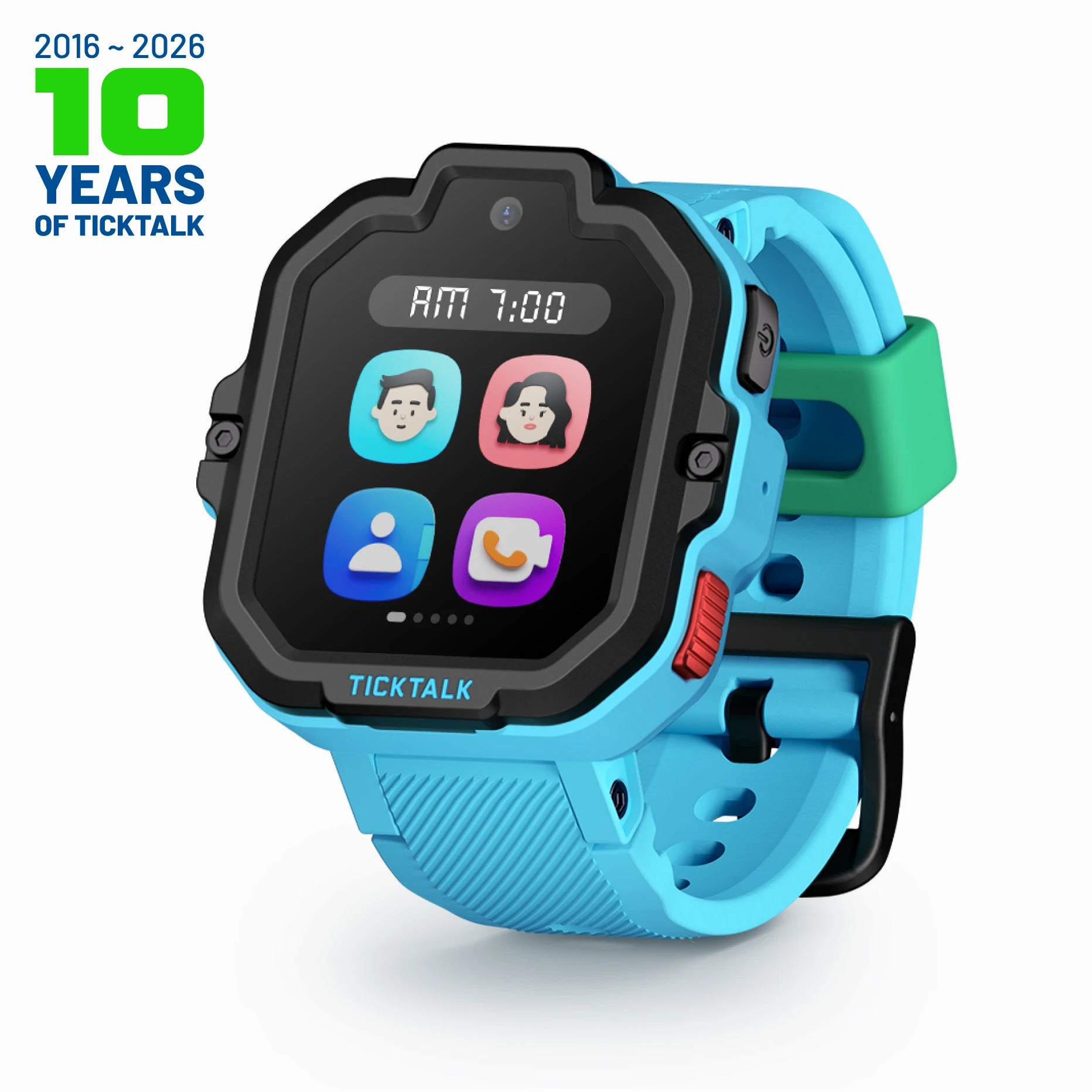 TickTalk 5 Smartwatch in Gray – best kids phone watch with gps tracker #blue