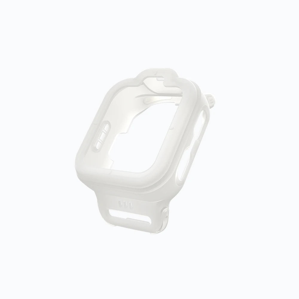 White protective case designed for the TickTalk 6 kids smartwatch.#color_white